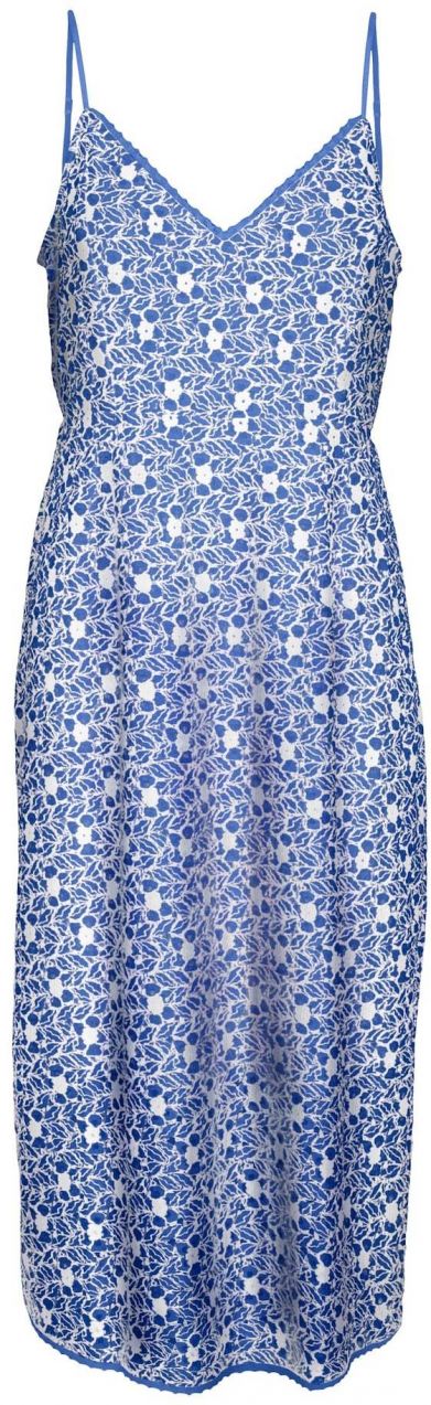 VERO MODA Šaty 'SONEY'  modrá / biela