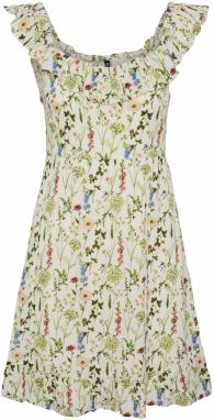 PIECES Letné šaty 'Lydia'  krémová / svetlomodrá / zelená / pastelovo ružová