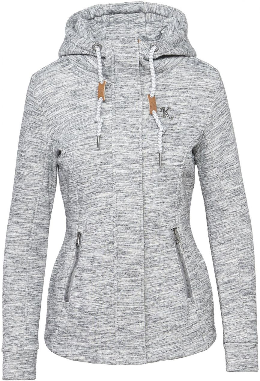 KOROSHI Tepláková bunda  svetlosivá