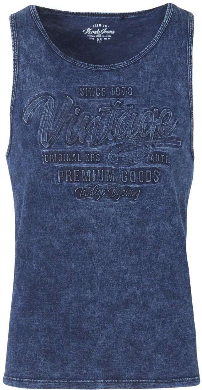 KOROSHI Tričko  indigo