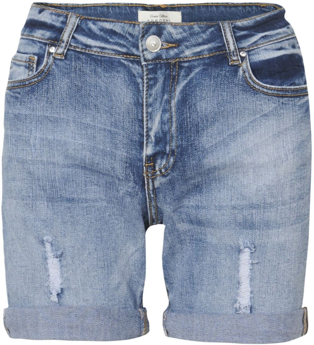 KOROSHI Džínsy  modrá denim / tmavomodrá
