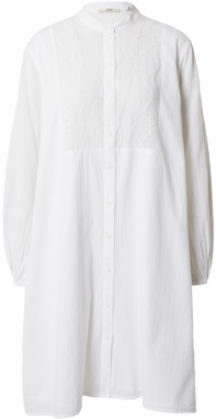 ESPRIT Košeľové šaty  biela