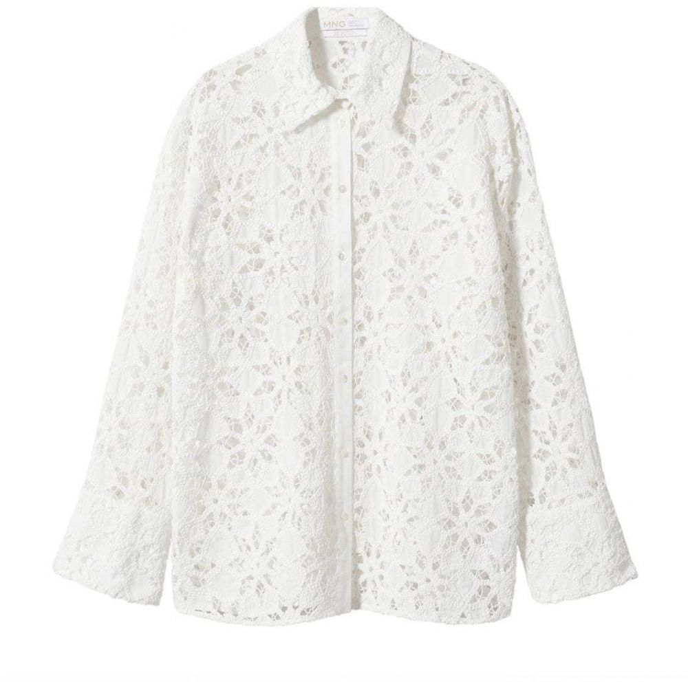 MANGO Blúzka 'INMANA'  svetlobéžová