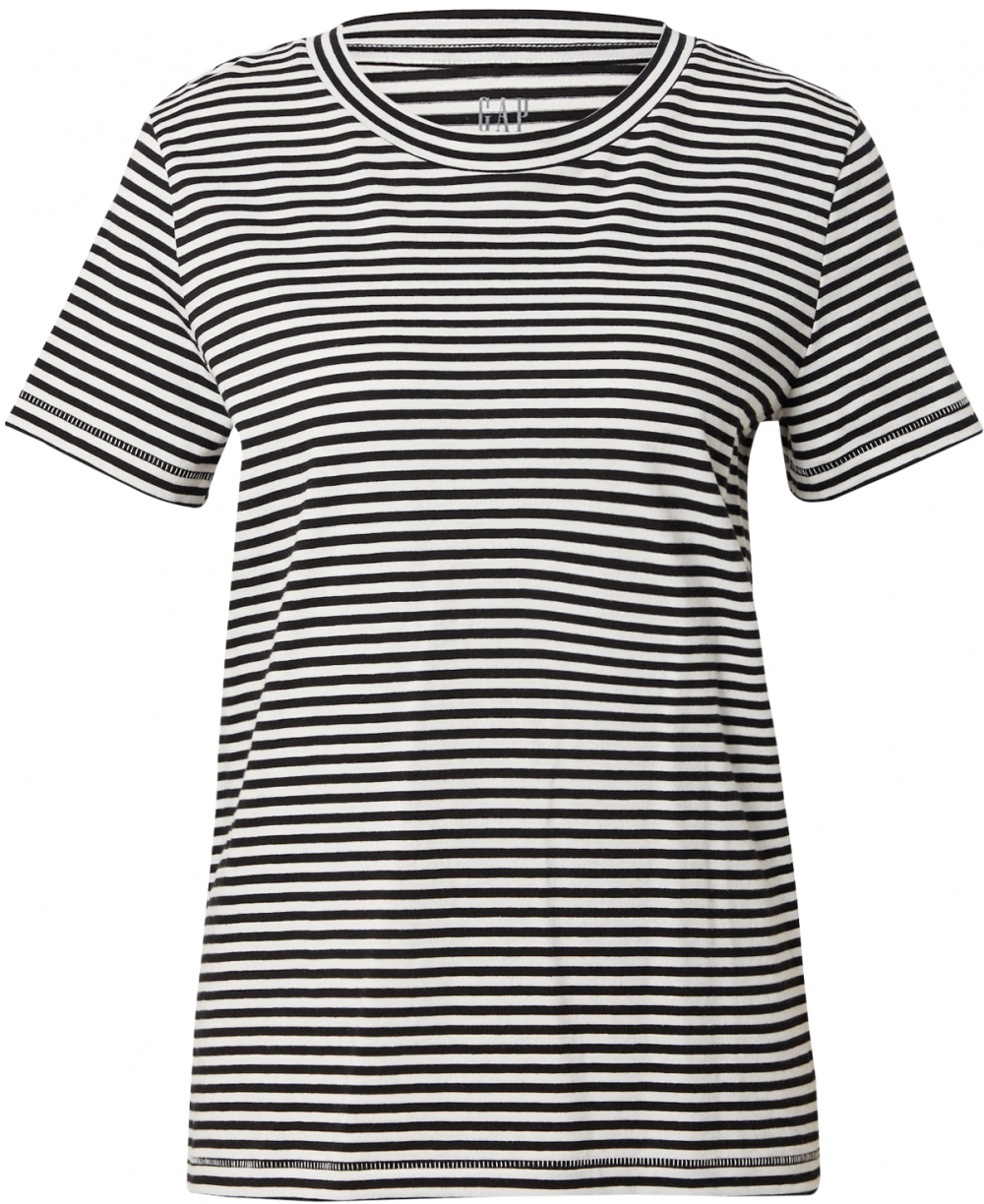 GAP Tričko  čierna / biela