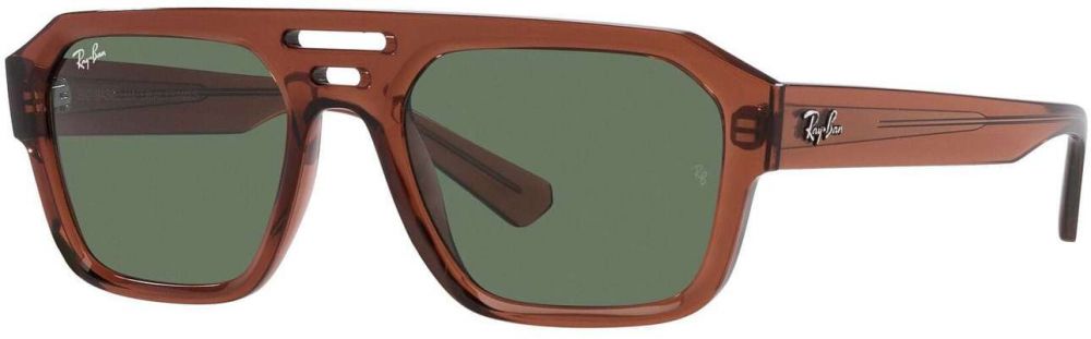 Ray-Ban Slnečné okuliare '0RB4397 54 667882'  hnedá / zelená