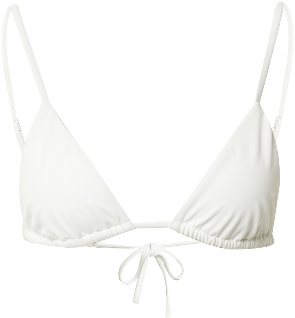 ABOUT YOU x Marie von Behrens Bikinový top 'Tilda'  šedobiela