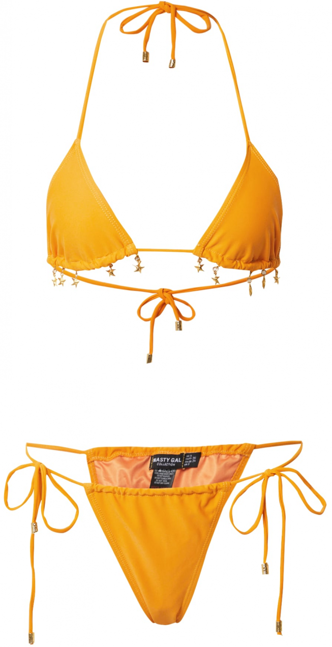 Nasty Gal Bikiny  oranžová