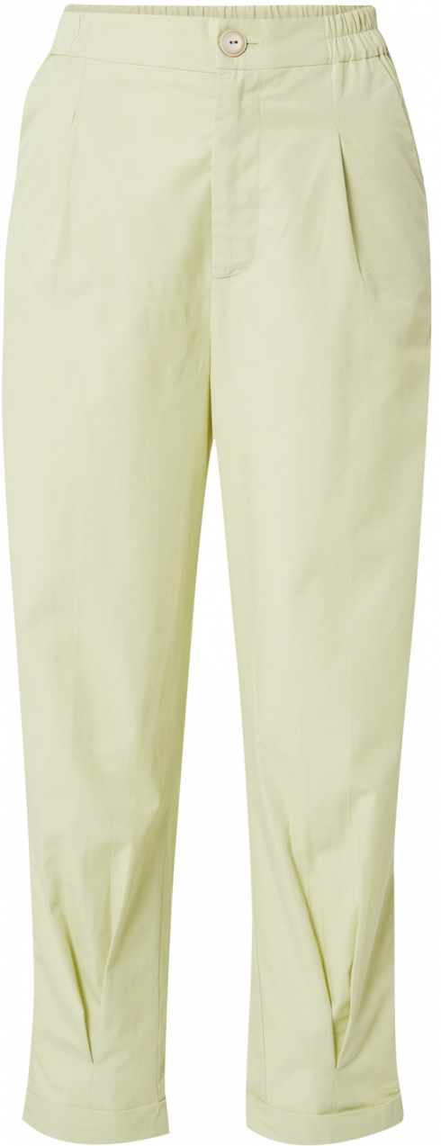 System Action Plisované nohavice 'Pacfico'  svetlozelená