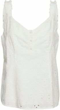 VERO MODA Top 'UNA'  biela