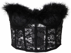 Nasty Gal Korzet  čierna