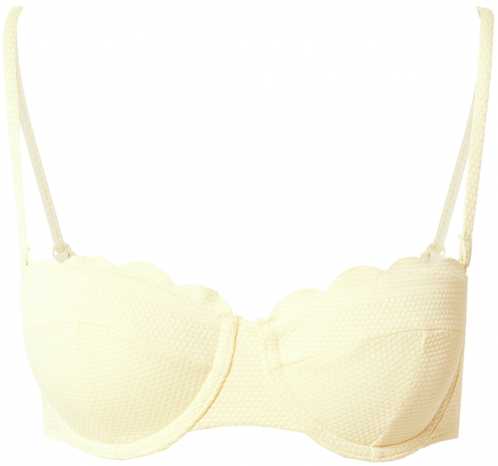 Hunkemöller Bikinový top  pastelovo žltá