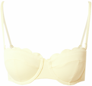 Hunkemöller Bikinový top  pastelovo žltá