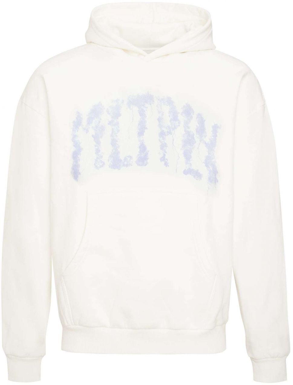 Multiply Apparel Mikina  svetlomodrá / biela