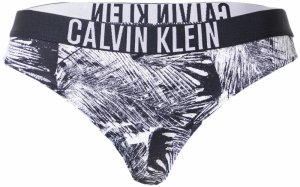 Calvin Klein Swimwear Bikinové nohavičky  čierna / biela