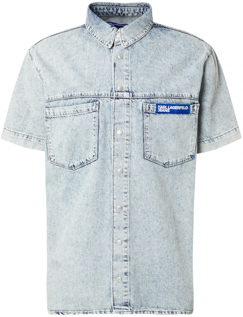 KARL LAGERFELD JEANS Košeľa  modrá denim
