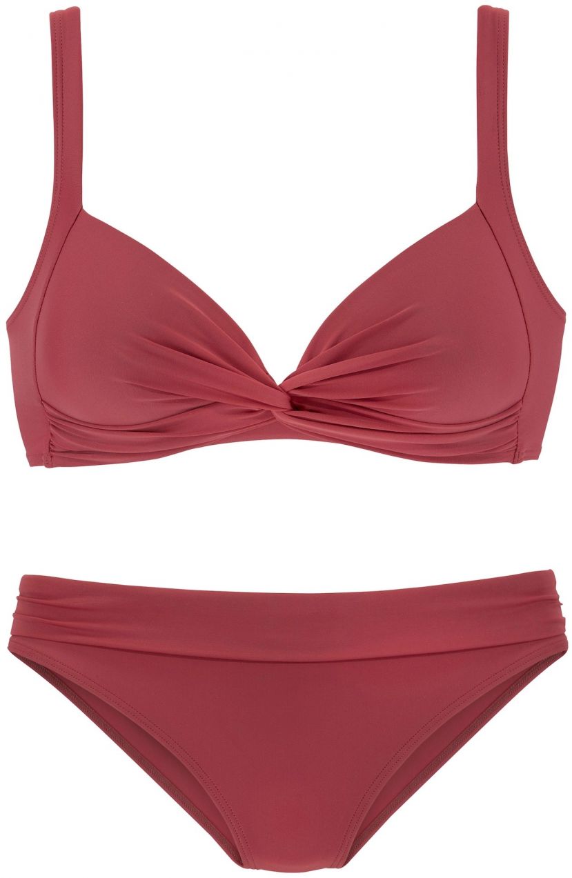 LASCANA Bikiny  bordová
