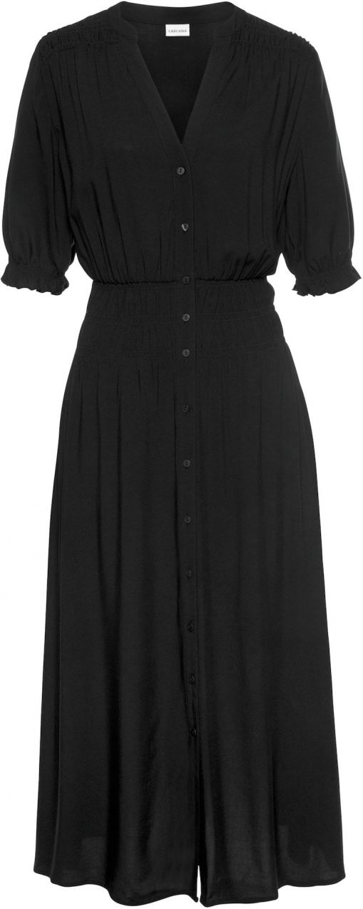 BUFFALO Košeľové šaty  čierna