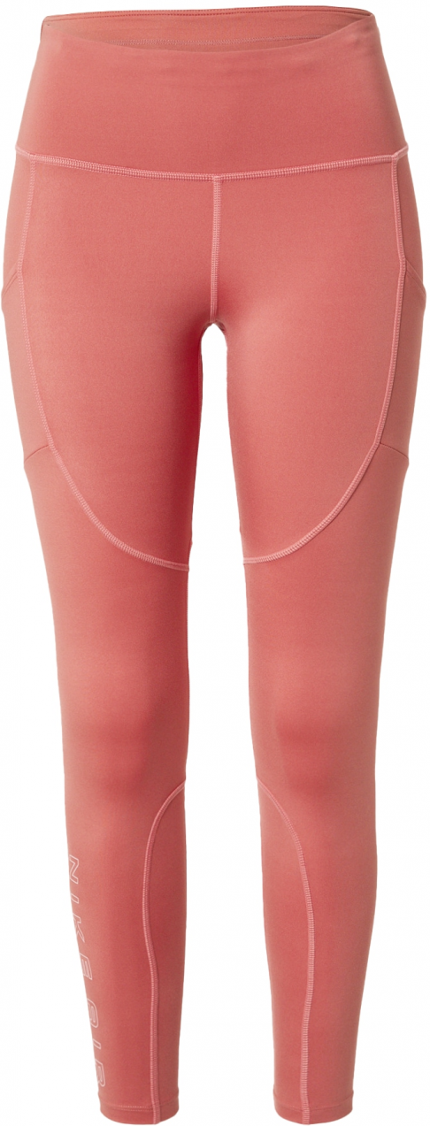 NIKE Športové nohavice  koralová / biela