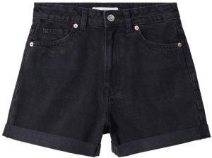 MANGO Džínsy  čierny denim