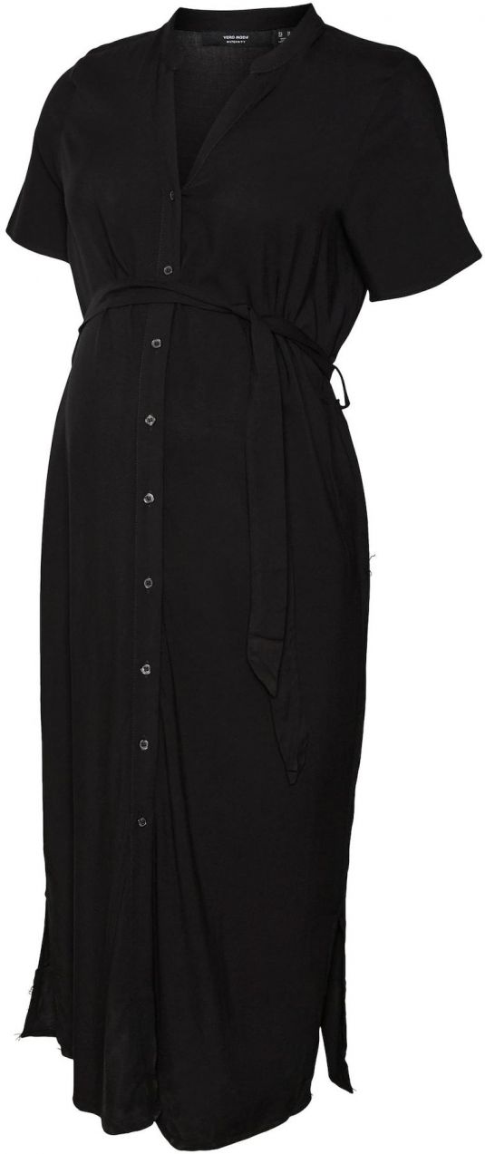 Vero Moda Maternity Košeľové šaty 'VICA'  čierna