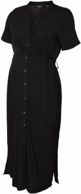 Vero Moda Maternity Košeľové šaty 'VICA'  čierna