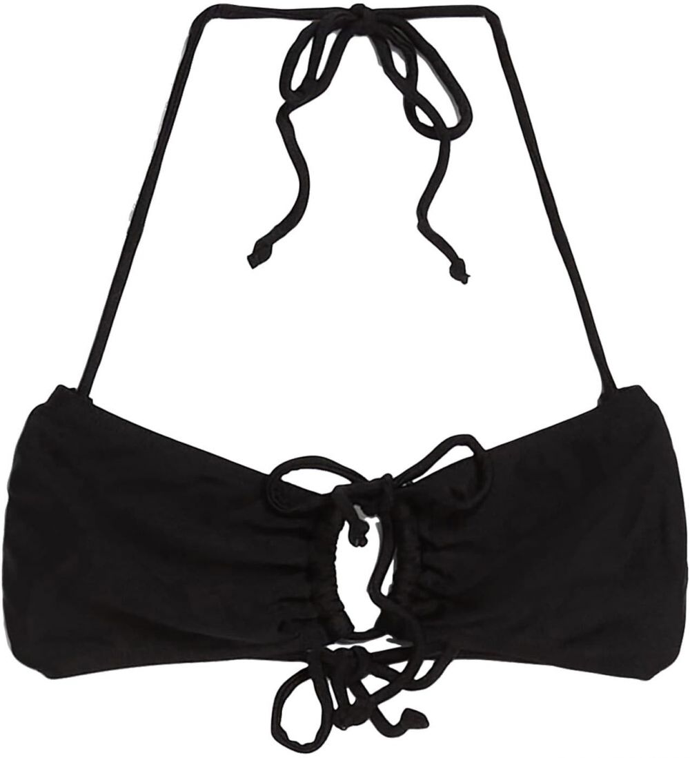 Bershka Bikinový top  čierna