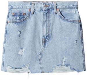 MANGO Sukňa 'HAILEY'  modrá denim