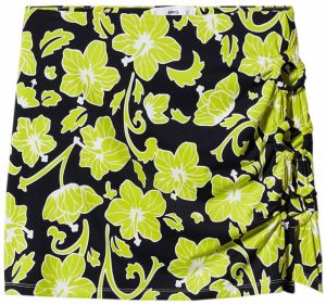 MANGO Sukňa 'LILO'  kiwi / čierna / biela