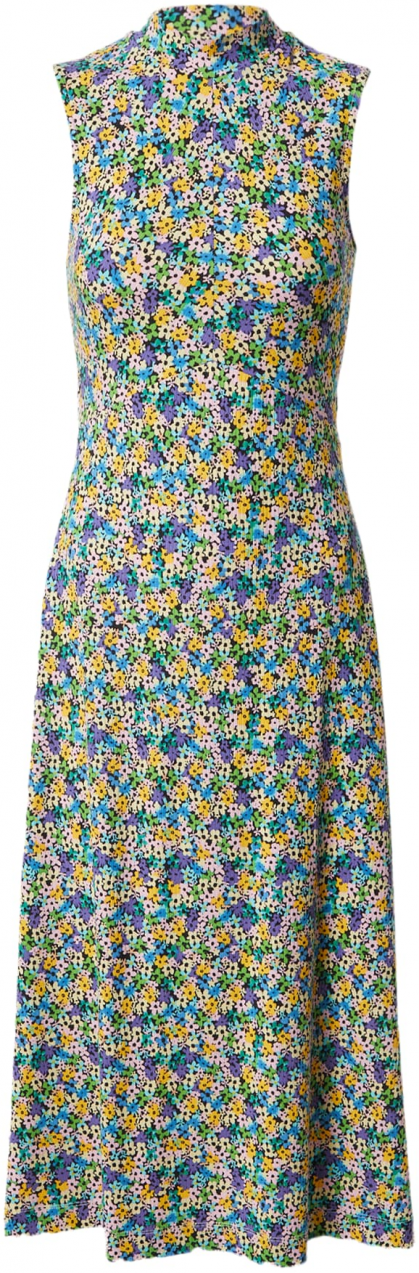 EDITED Šaty 'Talia'  modrá / žltá / ružová / čierna