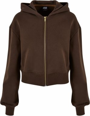 Urban Classics Tepláková bunda  čokoládová