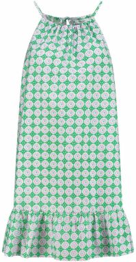 Shiwi Letné šaty  zelená / šedobiela