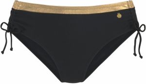 LASCANA Bikinové nohavičky  zlatá žltá / čierna
