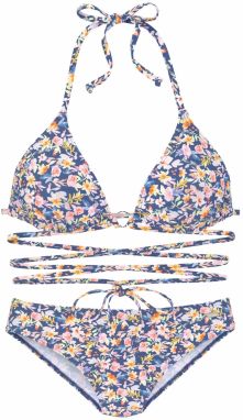 BUFFALO Bikiny  modrá / svetložltá / oranžová / ružová