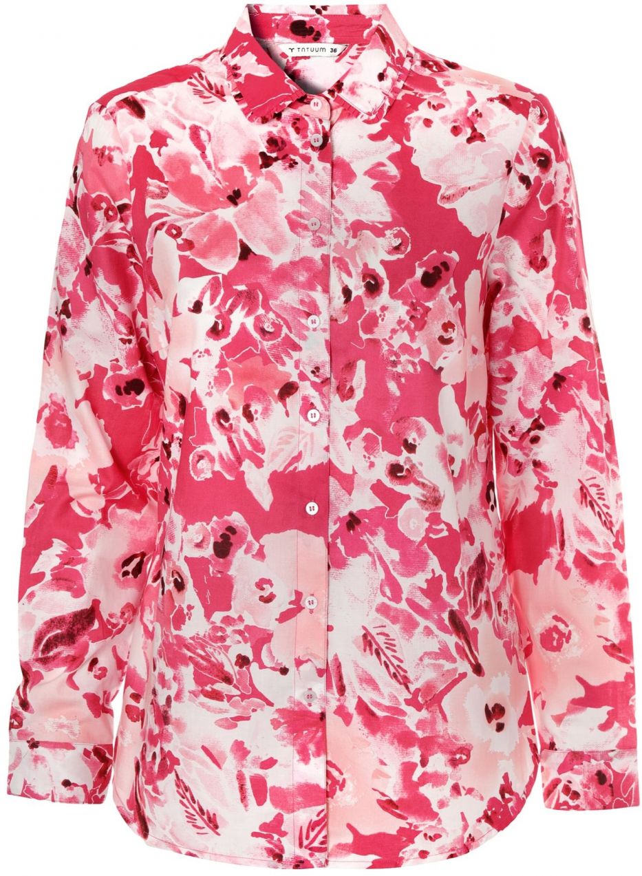 TATUUM Blúzka 'Goniko'  rosé / eozín / rubínová / melónová
