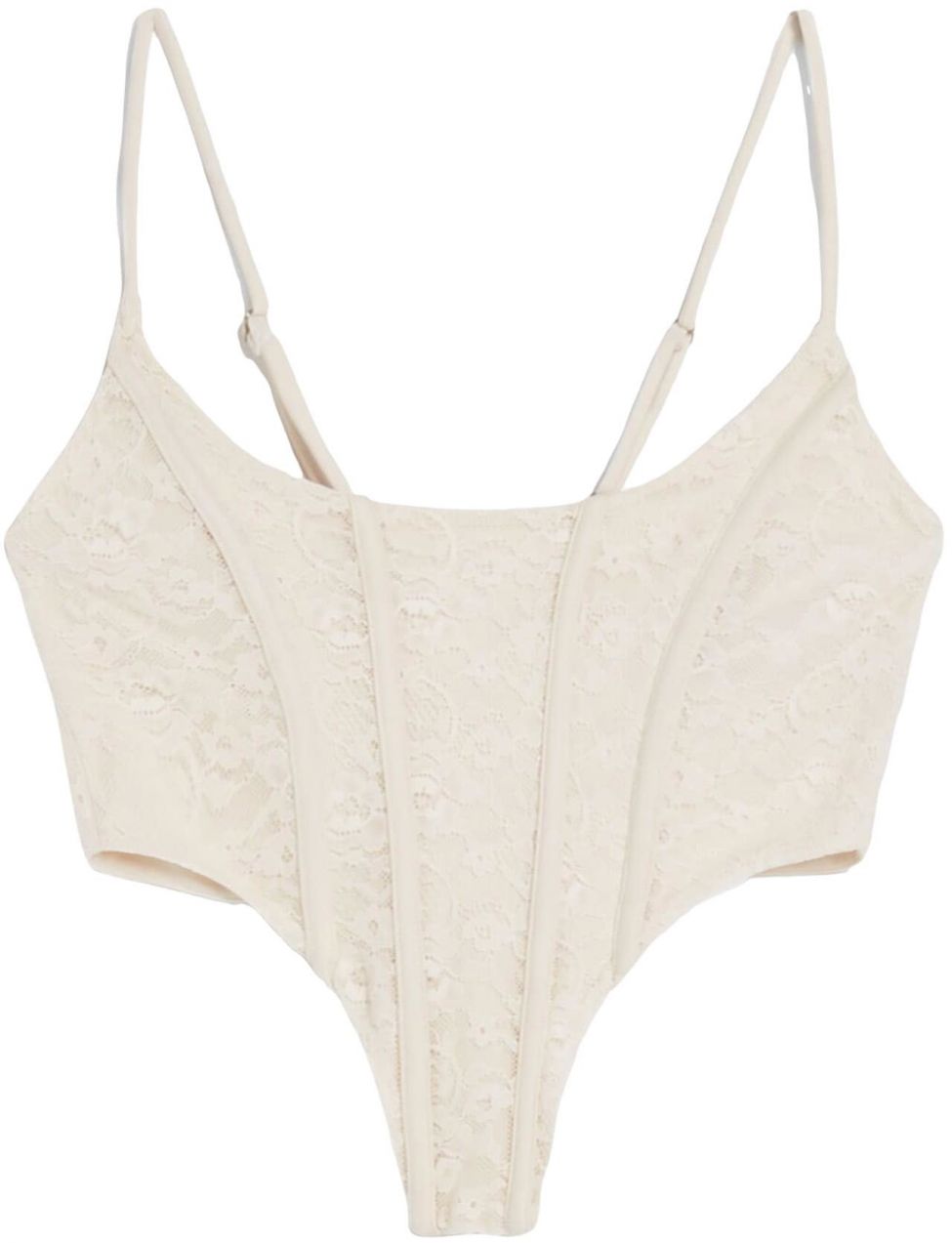 Bershka Top  svetlobéžová