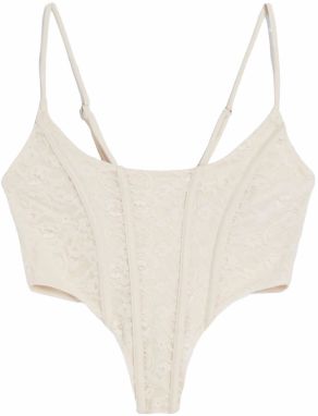 Bershka Top  svetlobéžová