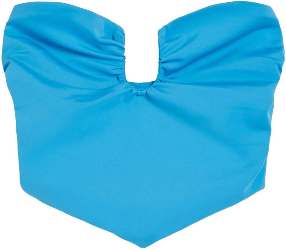 Bershka Top  azúrová