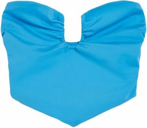 Bershka Top  azúrová