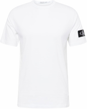 Calvin Klein Jeans Tričko  čierna / biela