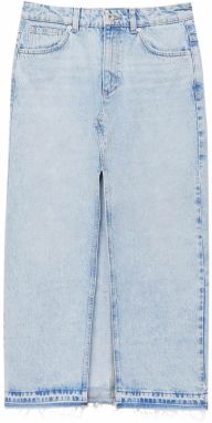 Pull&Bear Sukňa  modrá denim