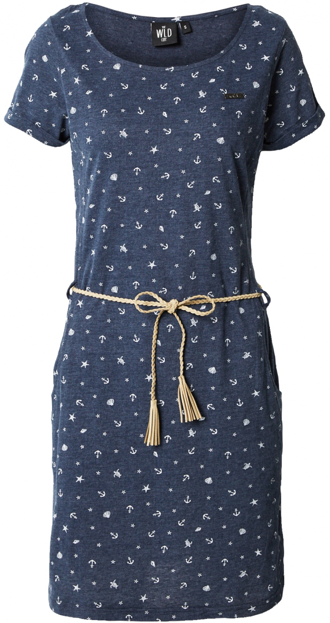 WLD Šaty 'SAILOR MOON'  námornícka modrá / biela