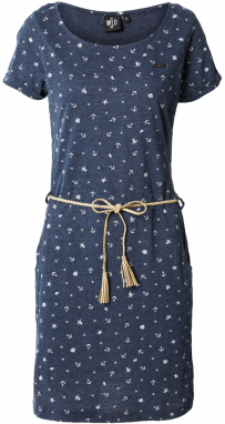 WLD Šaty 'SAILOR MOON'  námornícka modrá / biela