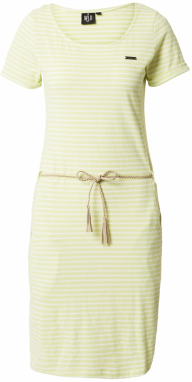 WLD Letné šaty 'GLIMMER OF HOPE'  svetlozelená / šedobiela