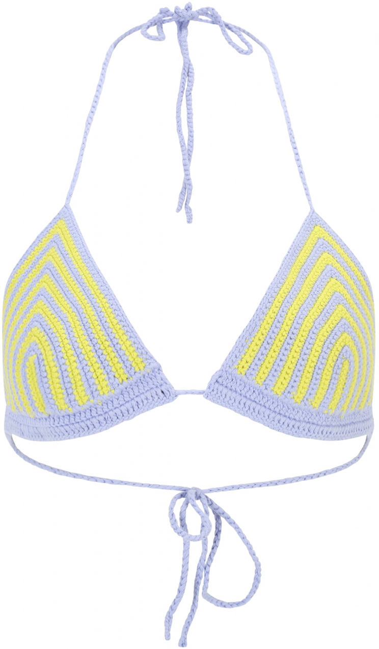 Samsøe Samsøe Bikinový top 'UNI'  žltá / modrofialová