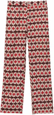 Pull&Bear Nohavice  ružová / červená / čierna / biela