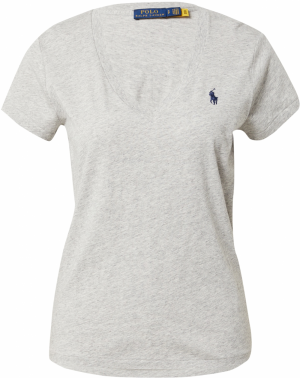 Polo Ralph Lauren Tričko  námornícka modrá / sivá melírovaná