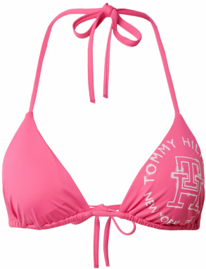 Tommy Hilfiger Underwear Bikinový top  ružová / šedobiela