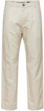 SELECTED HOMME Plisované nohavice 'Jones'  béžová