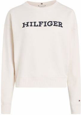 Tommy Hilfiger Curve Mikina  tmavomodrá / červená / šedobiela