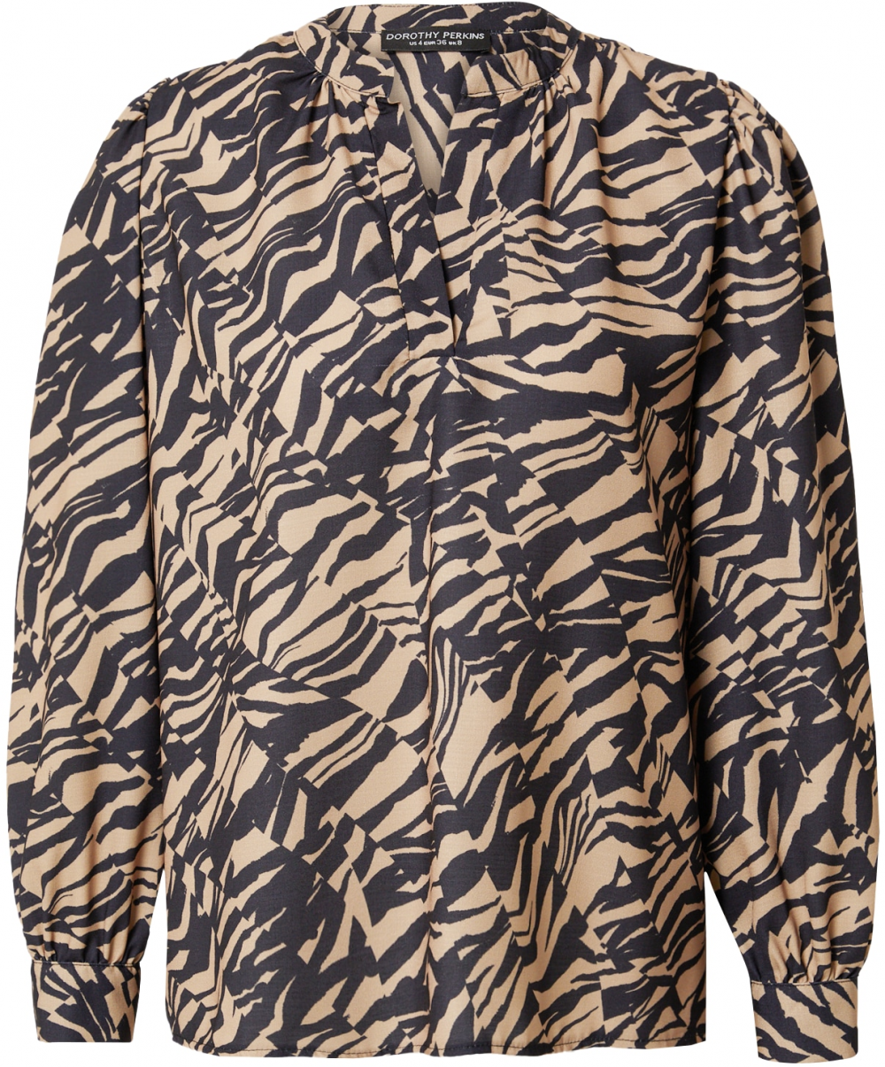 Dorothy Perkins Blúzka  farba ťavej srsti / čierna